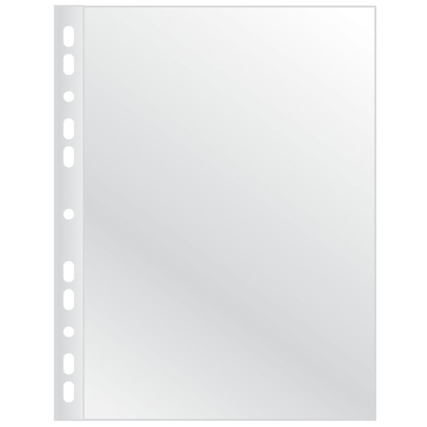 Koszulki na dokumenty Q-CONNECT, PP, A4, krystal, 75mikr., 100szt.