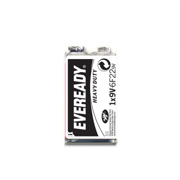 Bateria EVEREADY Heavy Duty, E, 6F22,9V