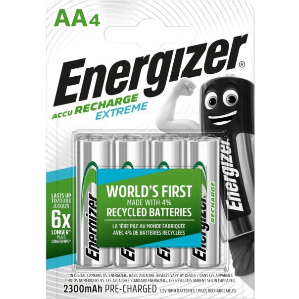 Akumulator ENERGIZER Extreme, AA, HR6, 1,2V, 2300mAh, 4szt.