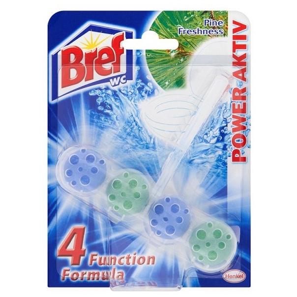 Kulki toaletowe BREF Power Aktiv Pine, 50g