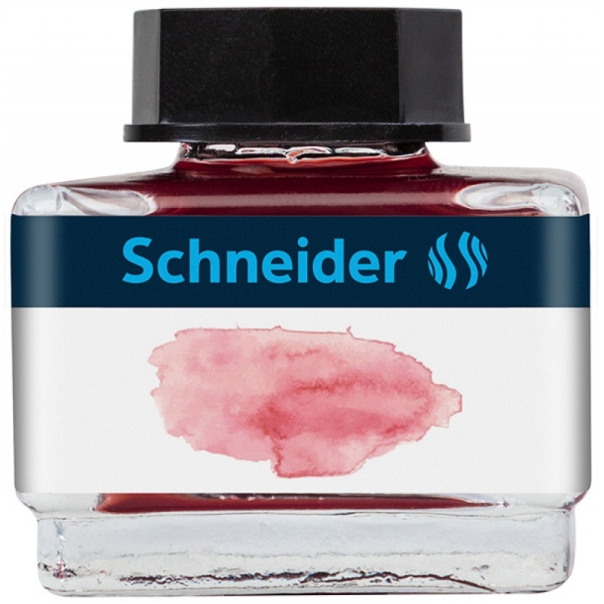 Atrament do piór SCHNEIDER, 15 ml, blush / ciemnoróżowy