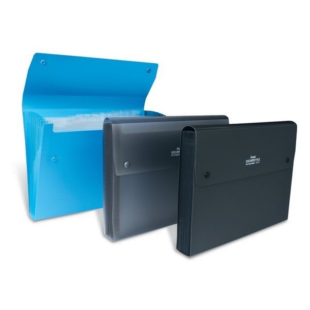 Teczka harmonijkowa A4 13kiesz. czarna DCD14A PENTEL