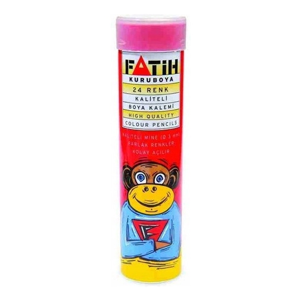 Kredki ołówkowe KUROBOYA 24 kolory w tuba PKT33224