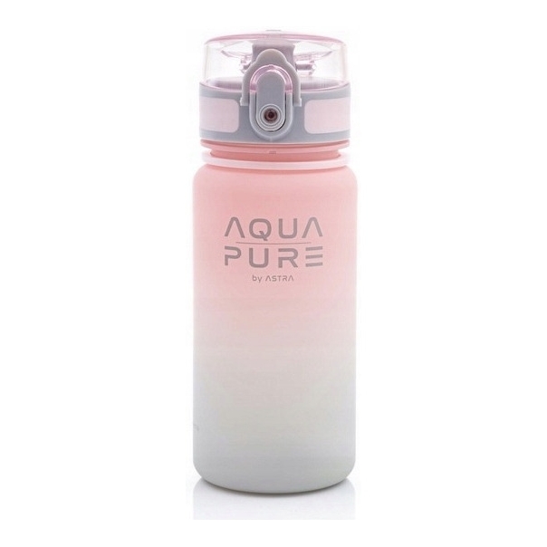 Bidon AQUA PURE pink/grey 400ml 511023001 ASTRA