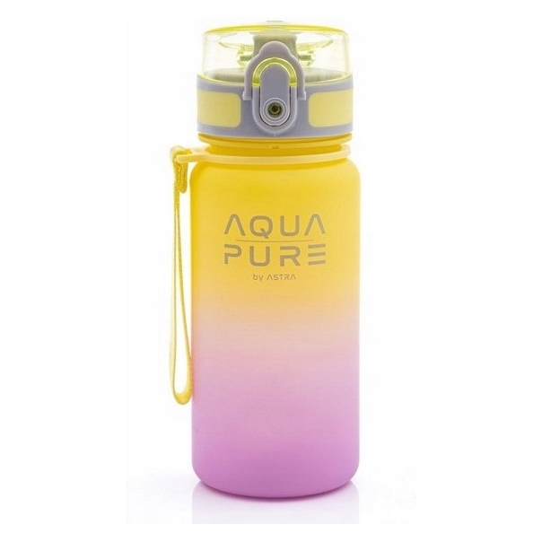 Bidon AQUA PURE yellow/lavender 400ml 511023003 ASTRA
