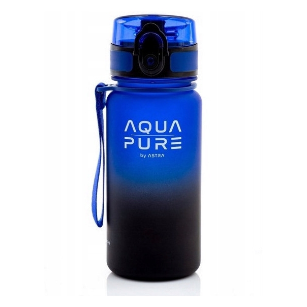 Bidon AQUA PURE blue/black 400ml 511023004 ASTRA