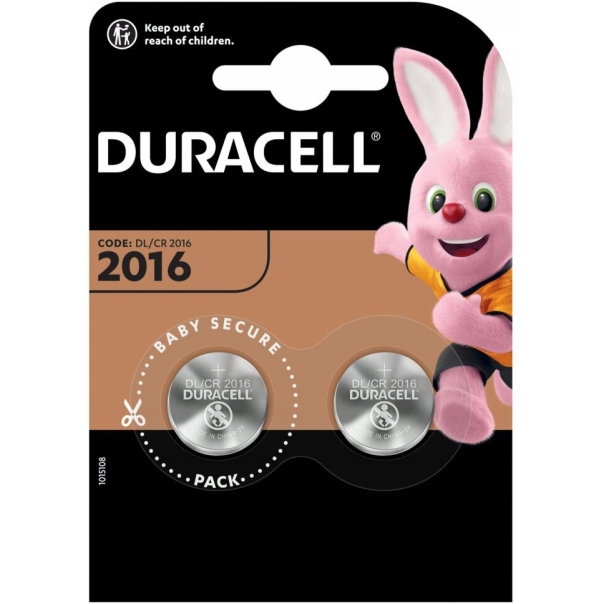 Bateria DURACELL CR2016/DL2016/ECR2016 litowa blister (2szt)