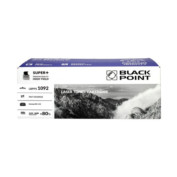 Toner BLACK POINT (LBPPS1092) czarny 3600str zamiennik SAMSUNG (MLT-D1092S/SU790A) SCX4300