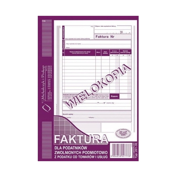 201-3E Fakt.dla zw.podm.z pod.A5 (pion) MICHALCZYK I PROKOP