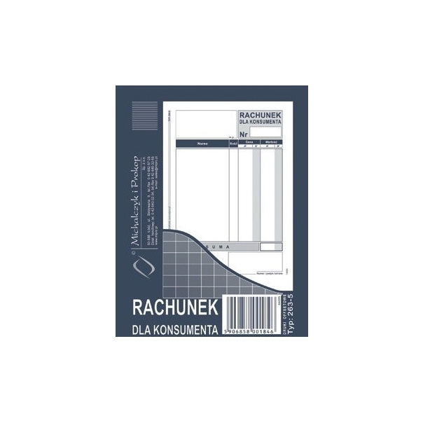 263-5 Rachunek dla konsumenta A6 offset MICHALCZYK&PROKOP