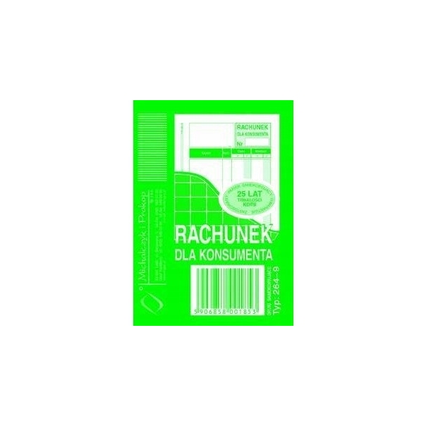 264-9 Rachunek MICHALCZYK&PROKOP A7 80 kartek
