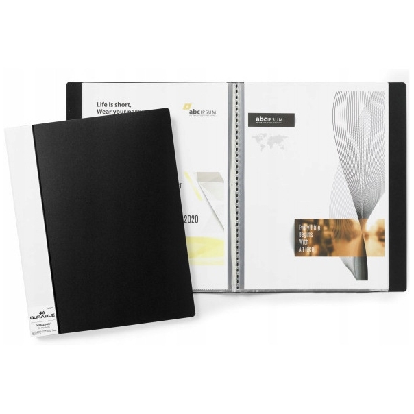 Album ofertowy 20 kieszeni czarny 242201 DURABLE DURALOOK