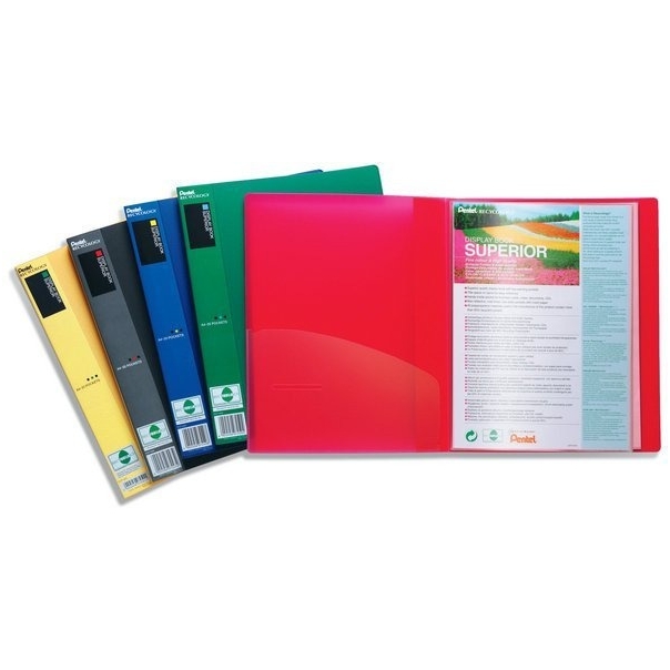 Album ofertowy A4 20kieszeni niebieski DCF142C SUPERIOR PENTEL