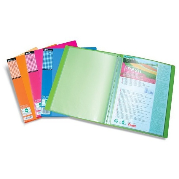 Album ofertowy A4 20kieszeni zielony DCF542K WING FRESH PENTEL