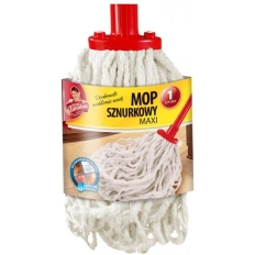 Mop ANNA ZARADNA, sznurkowy, maxi, 1 szt., biały