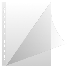 Koszulki na dokumenty DONAU, typ L, PP, A4, krystal, 150mikr., 50szt.