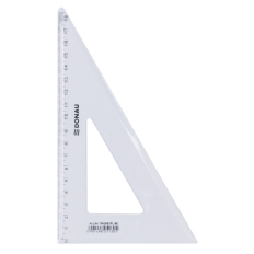 Ekierka DONAU, duża, 19cm, 60°, transparentna