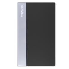 Wizytownik DONAU, PP, na 120 wizytówek, czarny