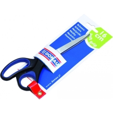 Nożyczki biurowe DONAU Soft Grip, 16,5cm, niebieskie