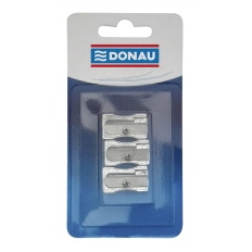 Temperówka DONAU, aluminiowa, pojedyncza, blister - 3szt.