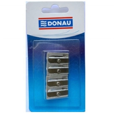 Temperówka DONAU, aluminiowa, podwójna, blister - 2szt.