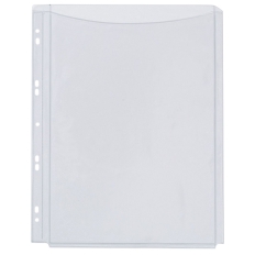 Koszulki na katalogi Q-CONNECT, PVC, A4, krystal, 180mikr., 5szt.