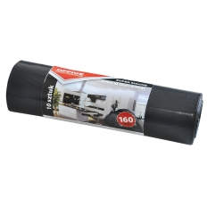 Worki na śmieci domowe OFFICE PRODUCTS, super mocne (LDPE), 160l, 10szt., czarne