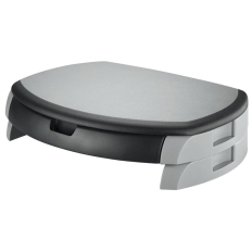 Podstawa pod monitor Q-CONNECT, z szufladą, 450x113x315mm, czarno-szara