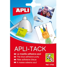 Masa mocująca APLI Apli-Tack, w bloku, 57g, niebieska