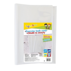 Okładka na zeszyt GIMBOO, krystaliczna, A4, 150mikr., transparentna