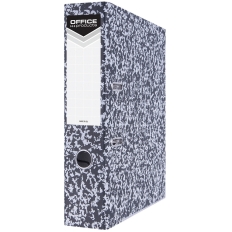 Segregator OFFICE PRODUCTS Archiv z szyną, kartonowy, A4/75mm, szary