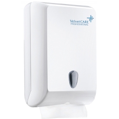 Podajnik do ręczników składanych ZZ VELVET, ABS, biały