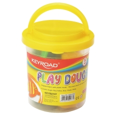 Ciastolina KEYROAD, 5szt., z foremkami, mix kolorów