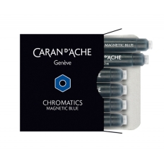 Naboje CARAN D'ACHE Chromatics Magnetic Blue, 6szt., jasnoniebieskie