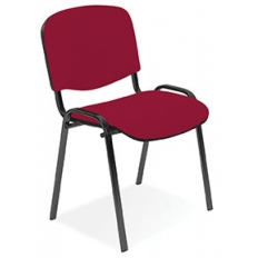 Krzesło konferencyjne OFFICE PRODUCTS Kos Premium, bordowe