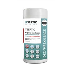 Chusteczki czyszcząco-dezynfekujące ITSEPTIC, duża tuba, 100szt.