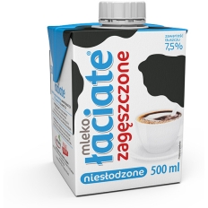 Mleko UHT ŁACIATE, zagęszczone, niesłodzone 0,5 l