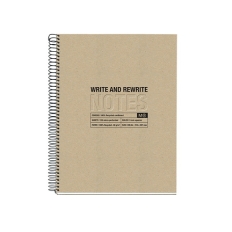 Kołozeszyt MIQUELRIUS Just Black Craft Recycled, A4, 120 kart., 80g, beżowy