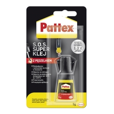 Klej z pędzelkiem SUPER PATTEX S.O.S., 5g