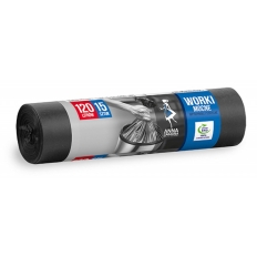 Worki na śmieci ANNA ZARADNA, mocne, 120 l, 15 szt., czarne