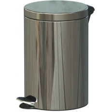 Kosz na śmieci ALDA FREEDOM FRESH, 20l, stal nierdzewna, srebrny połysk