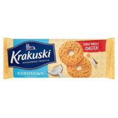 Ciastka KRAKUSKI, kokosowe, 168g