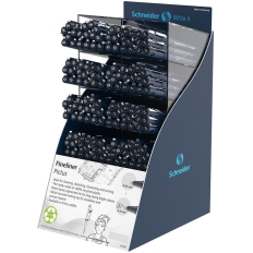 Display cienkopisów SCHNEIDER Pictus, 144 szt., czarne, mix grubości