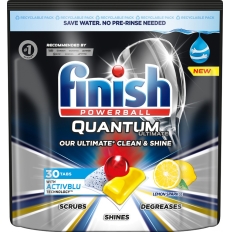 Tabletki do zmywarki FINISH Quantum Ultimate 30 szt., lemon