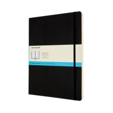 Notes MOLESKINE Classic XXL (21,6x27,9 cm) w kropki, miękka oprawa, 192 strony, czarny