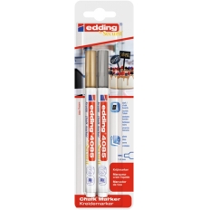 Marker kredowy e-4085 EDDING, 1-2 mm, blister, 2 szt., mix kolorów
