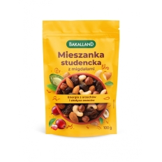 Mieszanka studencka z migdałami, Bakalland, 100gr