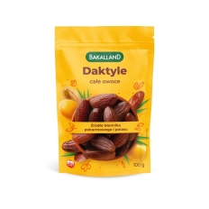 Daktyle całe owoce, Bakalland, 100 g