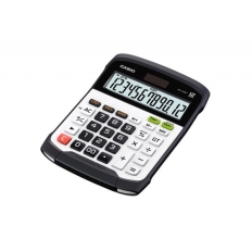 Kalkulator wodoodporny CASIO WD-320MT-B, 12-cyfrowy, 144,5x194,5mm, kartonik, biały