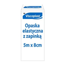 Opaska elastyczna z zapinką VISCOPLAST, 8cmx5m